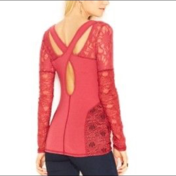 Free People Lace Cross-Back Top - Picture 10 of 10